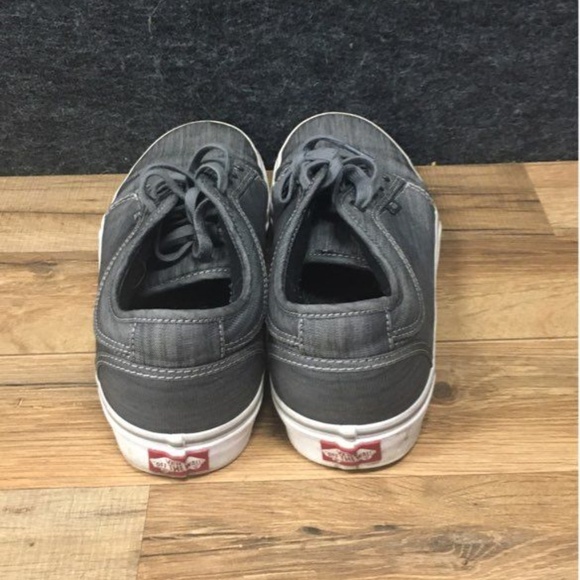 Vans Men's Chukka Low Grey/White Chambray Skate Shoes - Size 10.5 - Picture 5 of 6